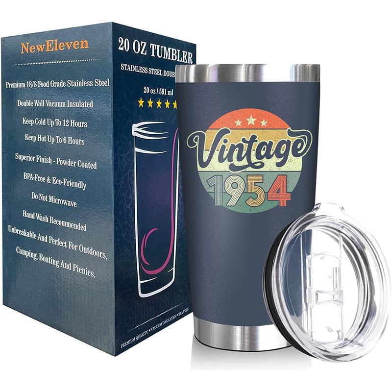 Vinage 1954 + Weird Being The Same Age As Old People - 20 Oz Tumbler