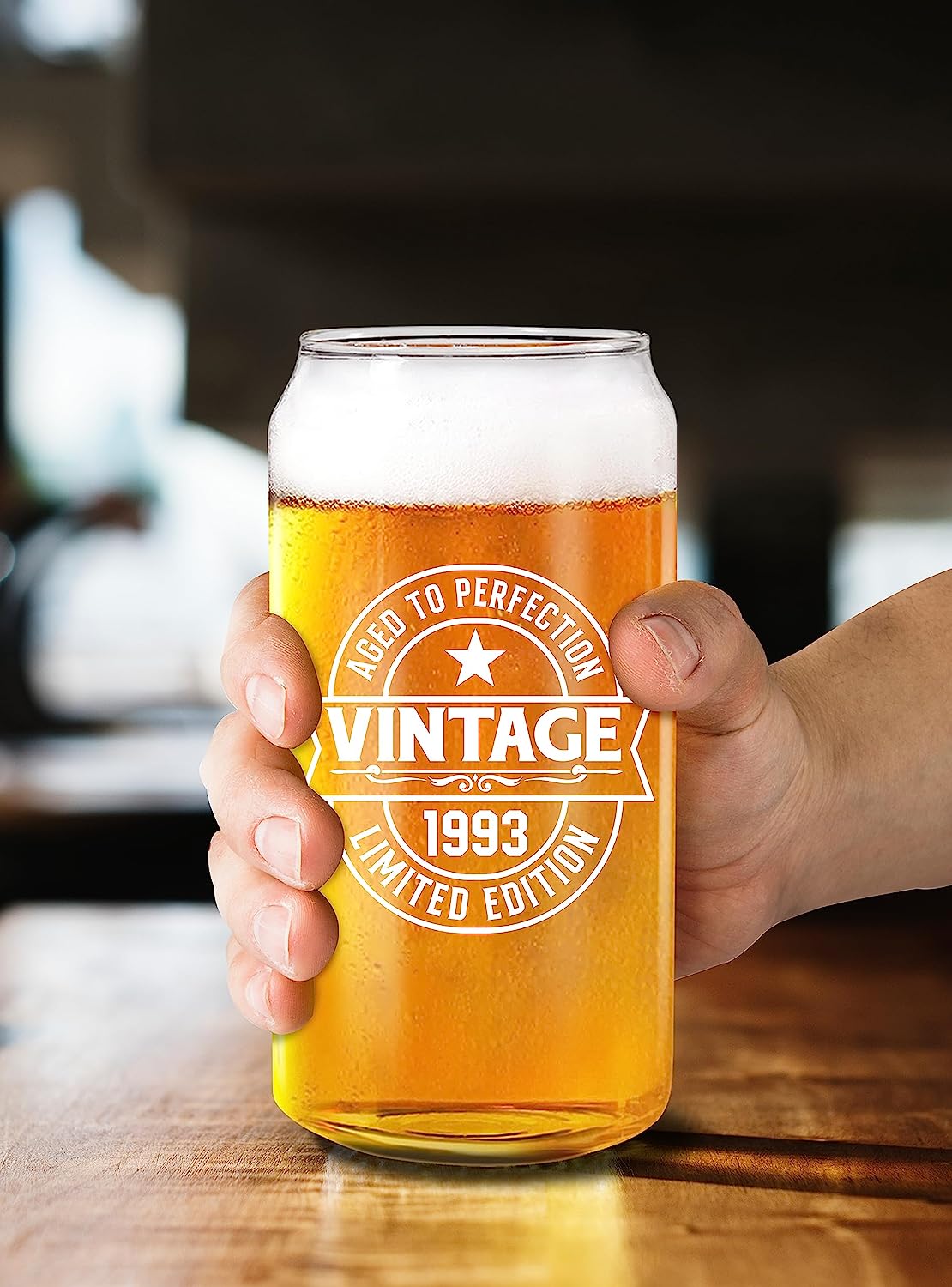 Vintage 1993 - 20 Oz Beer Can Glass