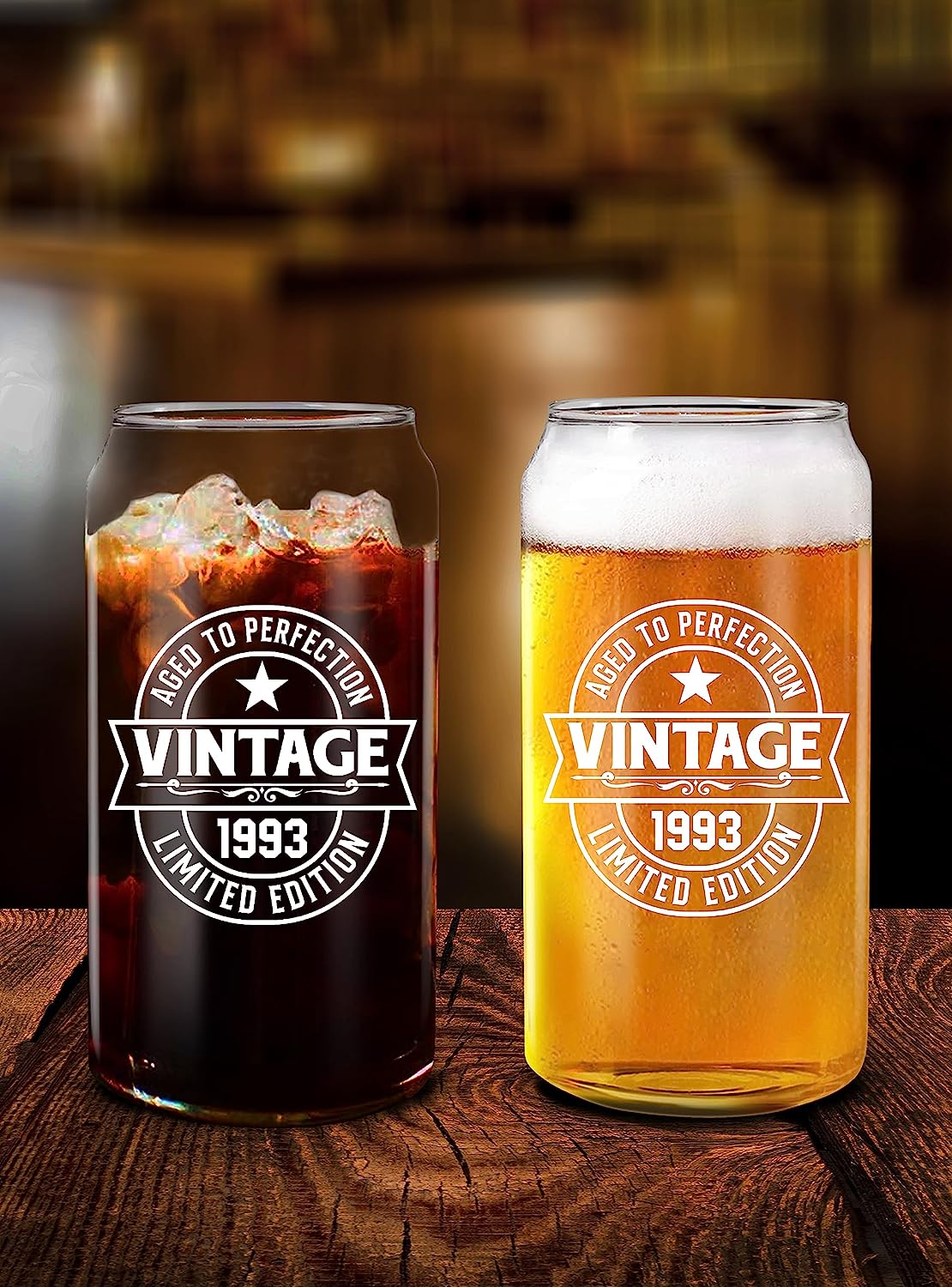 Vintage 1993 - 20 Oz Beer Can Glass