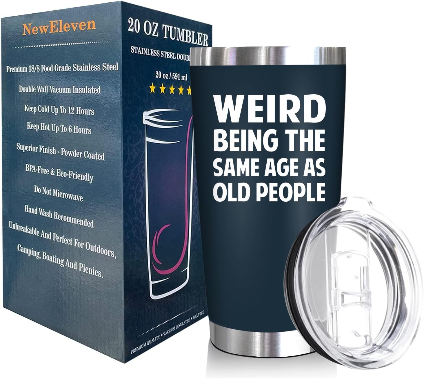 Never A Dull Effing Moment – Engraved Tumbler, Funny Adult Humor