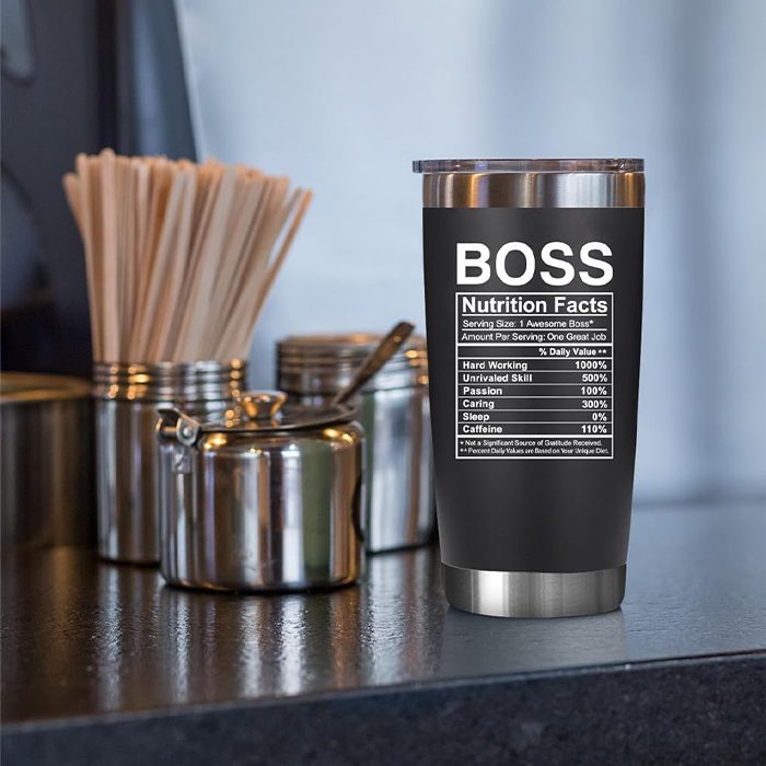 World’s Best Boss - Boss Nutri - 20 Oz Tumbler