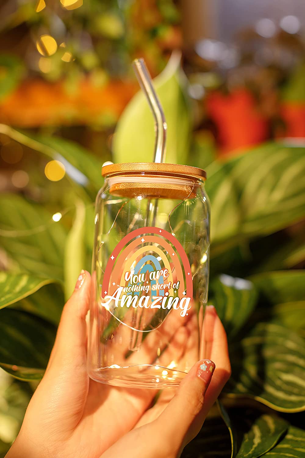 You Are Nothing Short Of Amazing - 16 Oz Coffee Glass