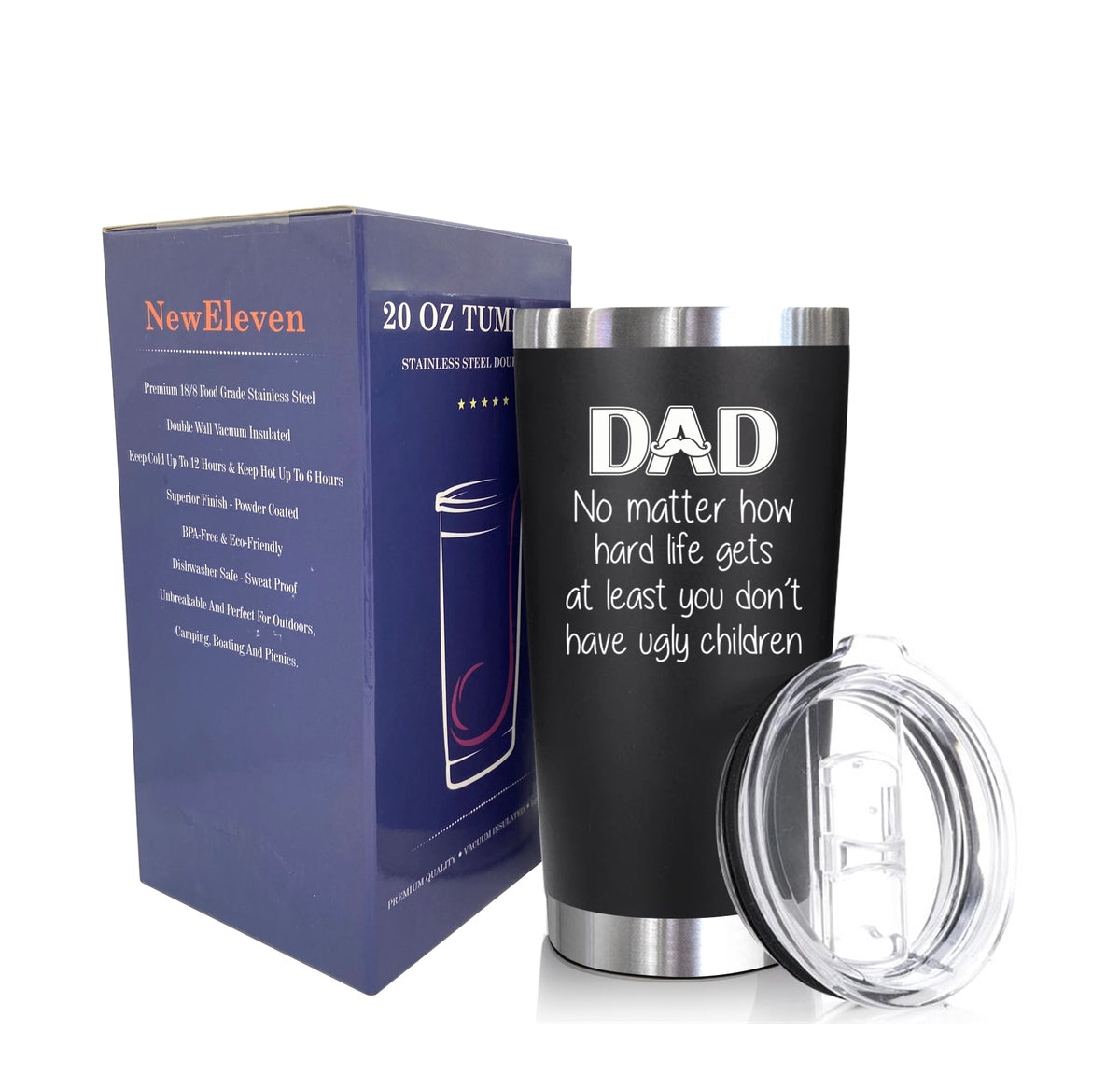 Stainless Steel 8 oz. Tumblers, Great for Kids!