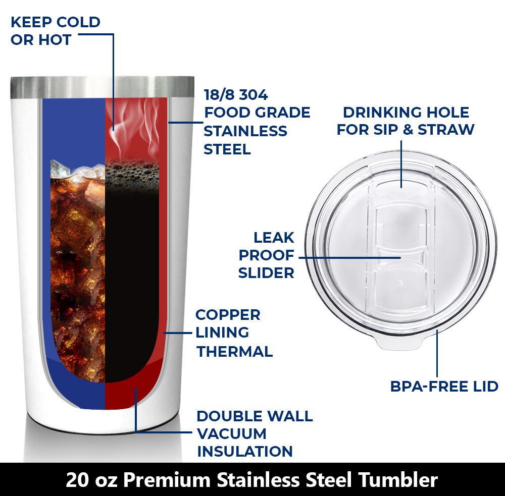 20 OZ Premium Stainless Steel Tumbler