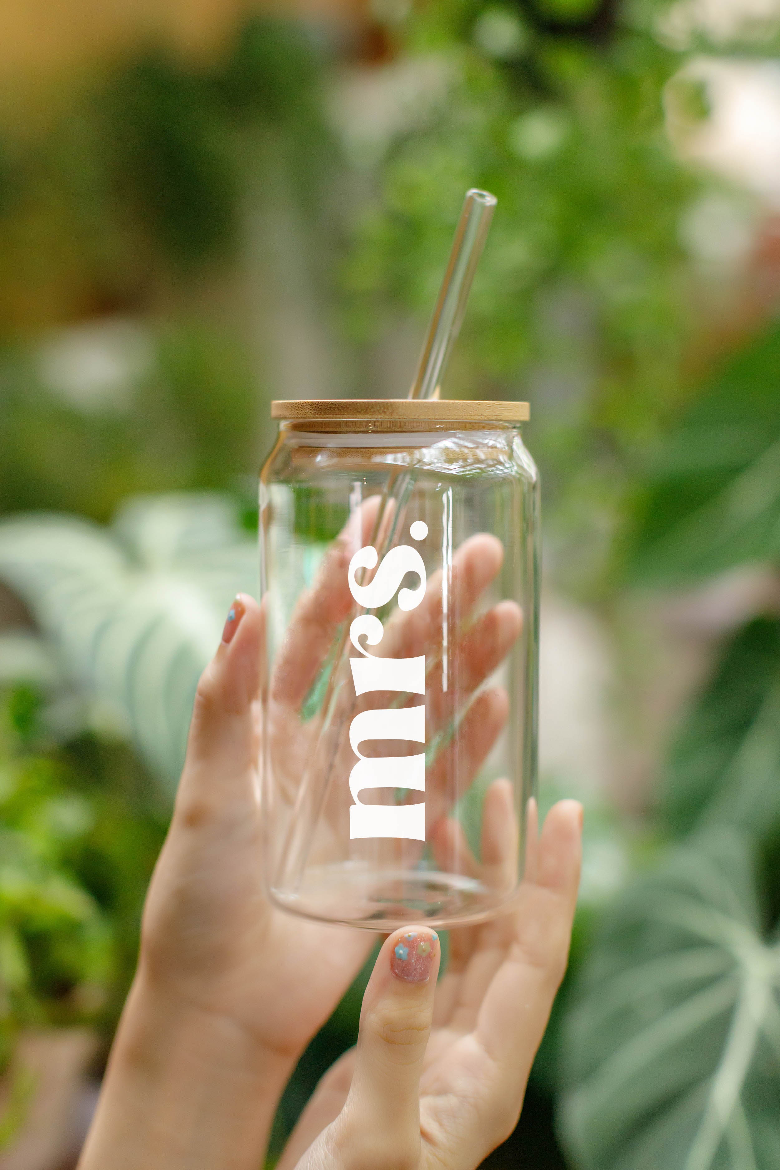 Mrs. - 16 Oz Coffee Glass