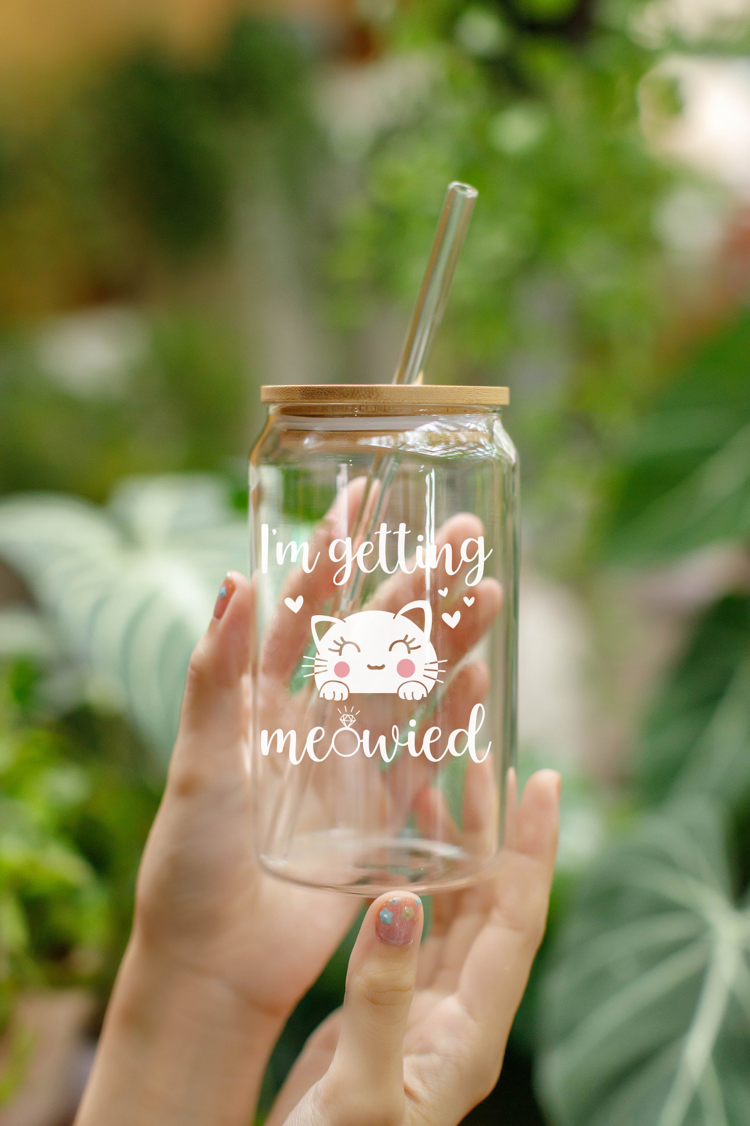 I’m Getting Meowied - 16 Oz Coffee Glass