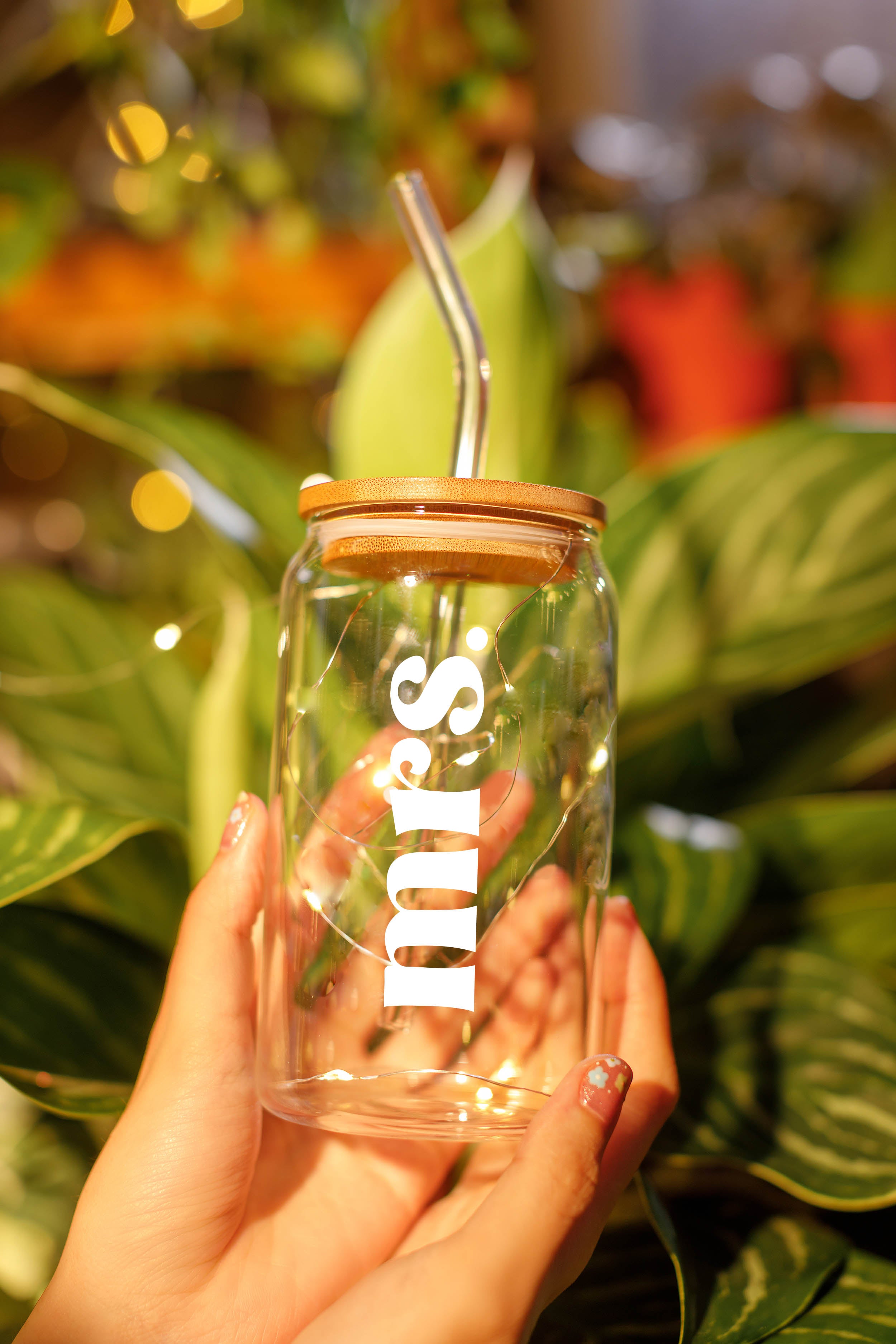 Mrs. - 16 Oz Coffee Glass