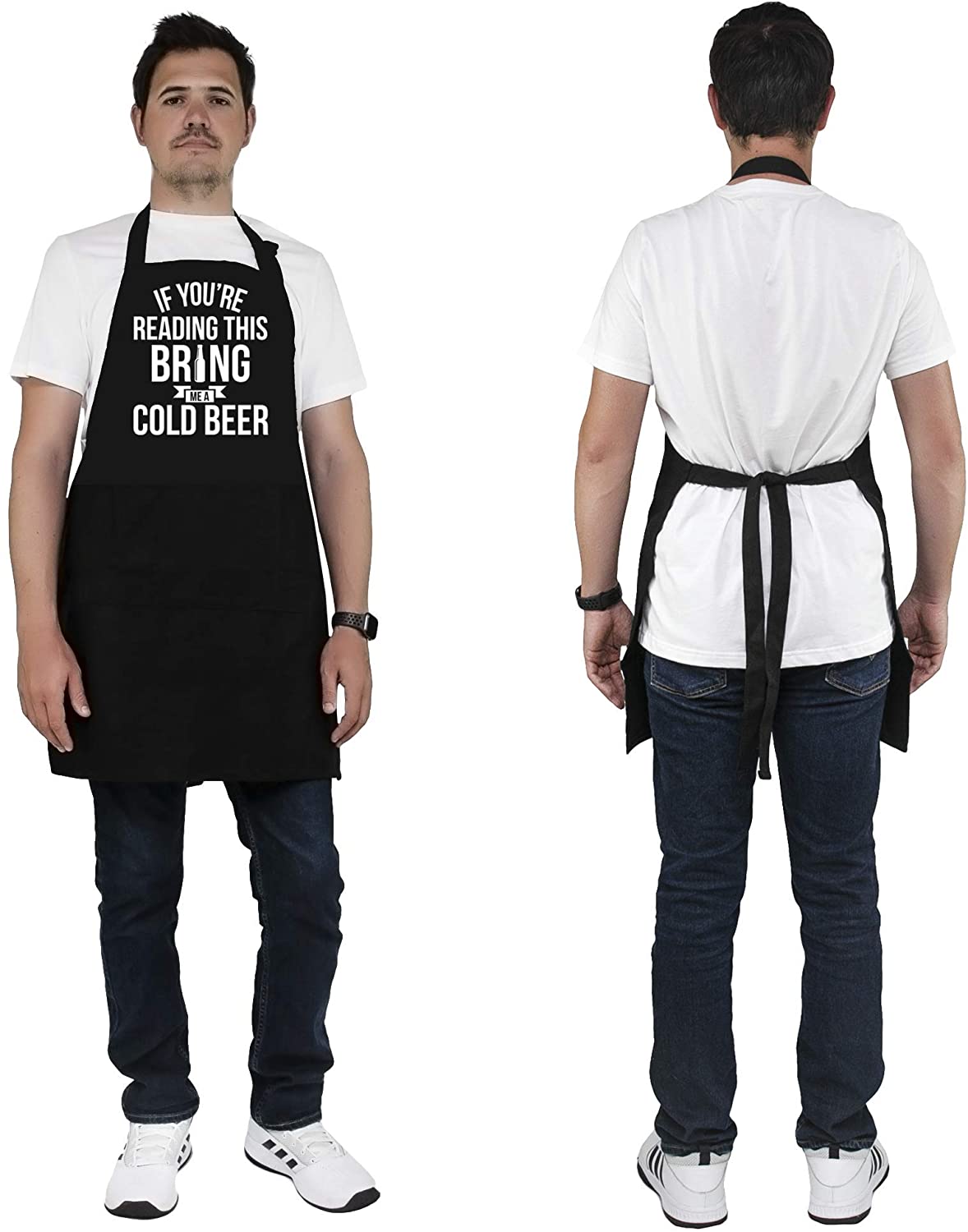 Kitchen Aprons For Men With Pockets - Kitchen Chef Apron