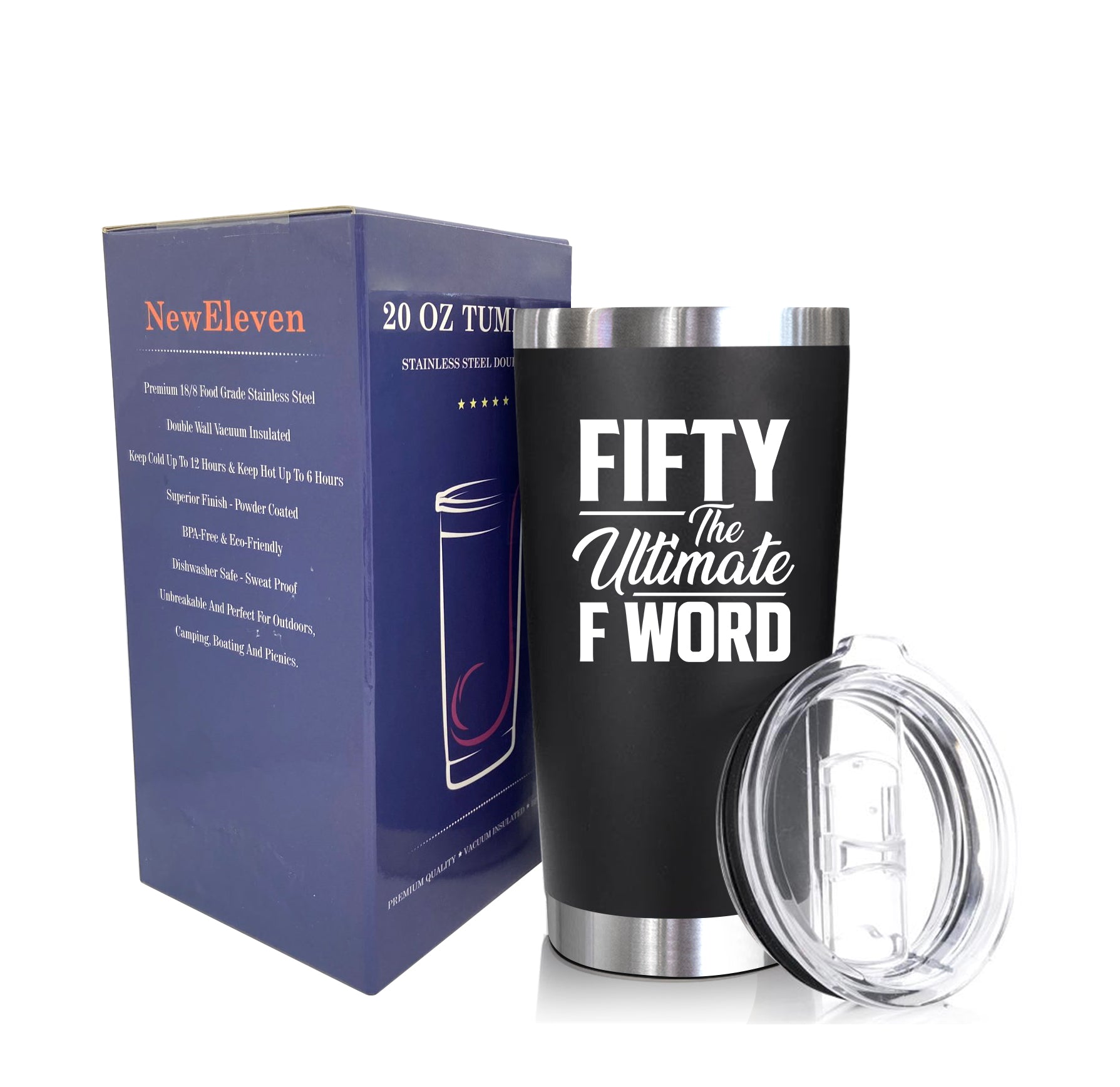50th Birthday Gifts for Men - Stainless Steel Insulated 50th